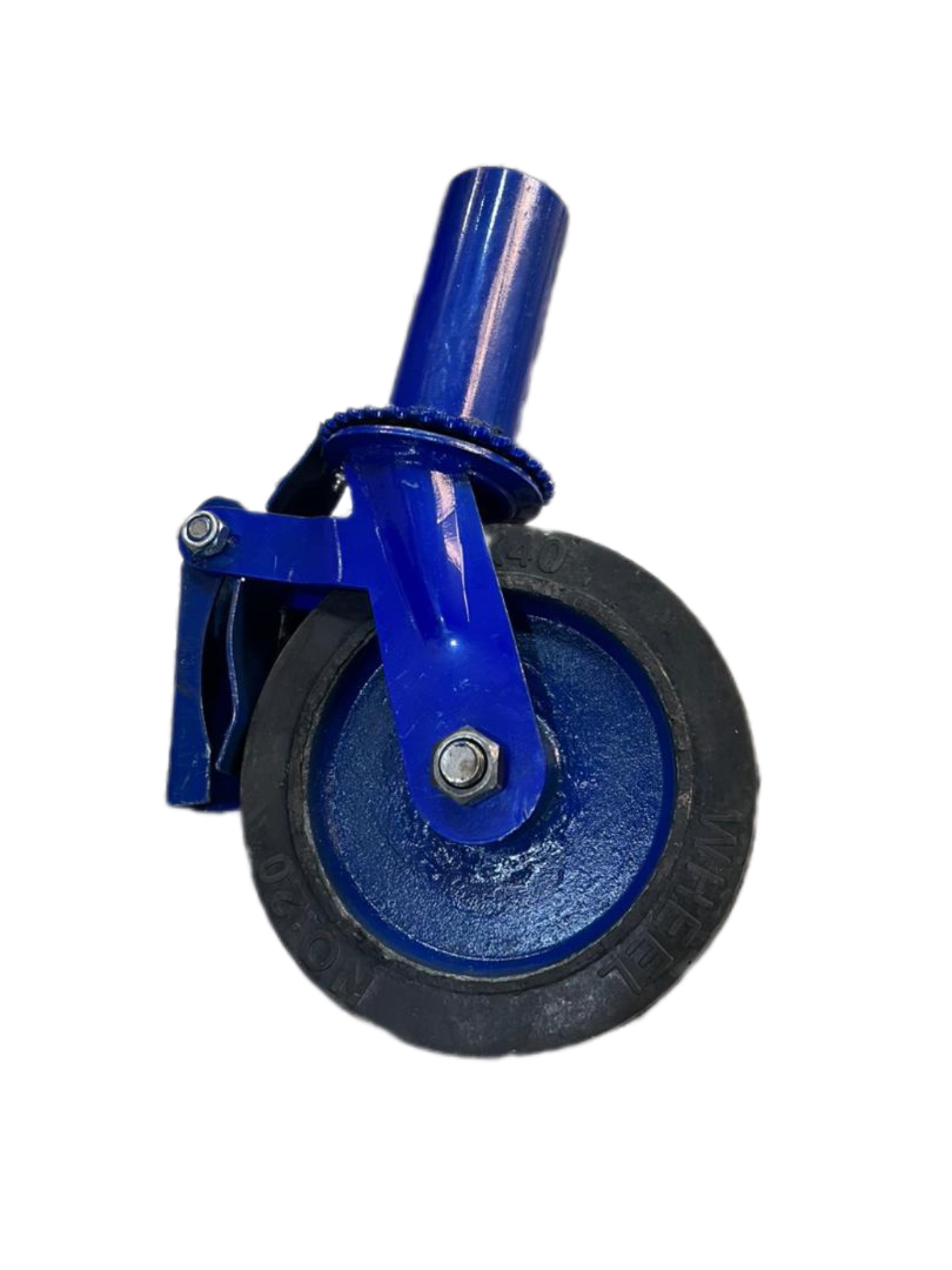 چرخ داربستی  آبی 20 - ترمزدار